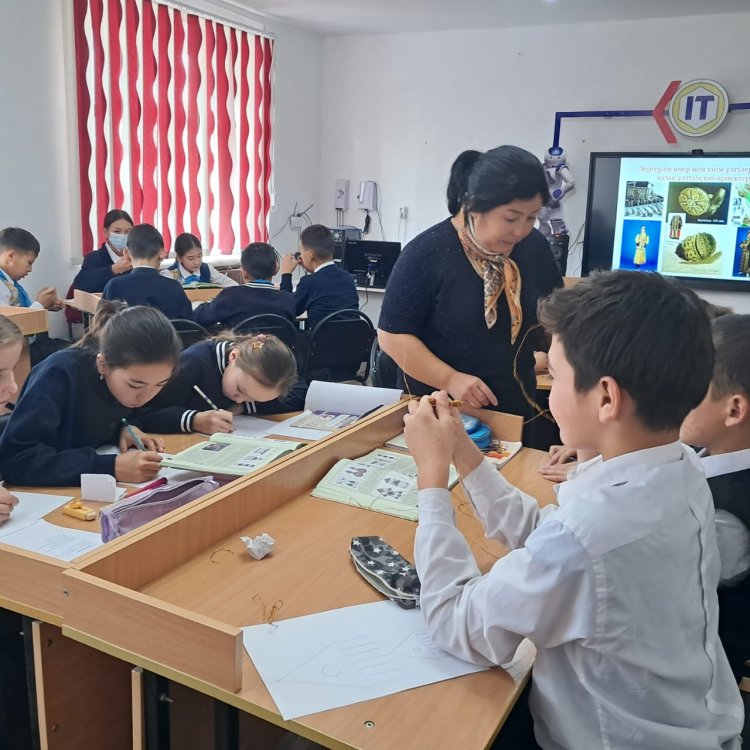 "Сәндік қолданбалы өнері" атты ашық сабақ
